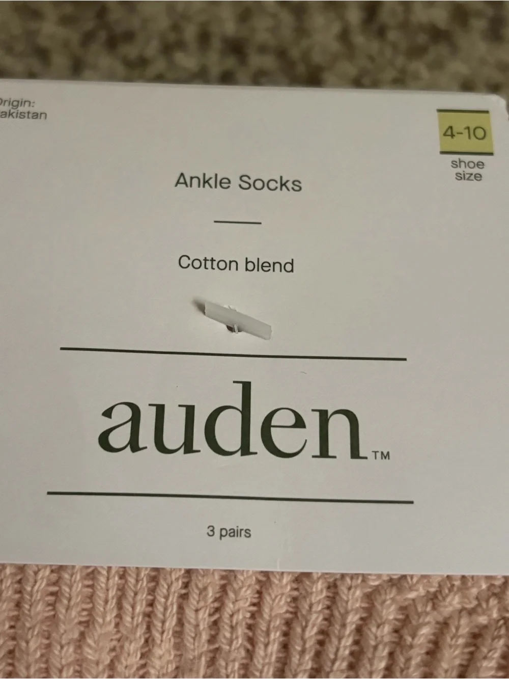 Auden sock bundle NWT
